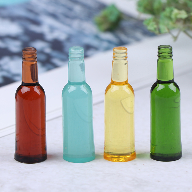 Wine Beer & More - 6개 1:12 인형의 집 미니어처 맥주