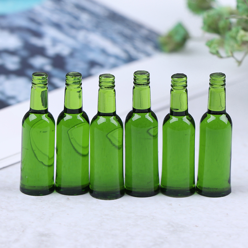 Wine Y Beer - 6개 1:12 인형의 집 미니어처 맥주