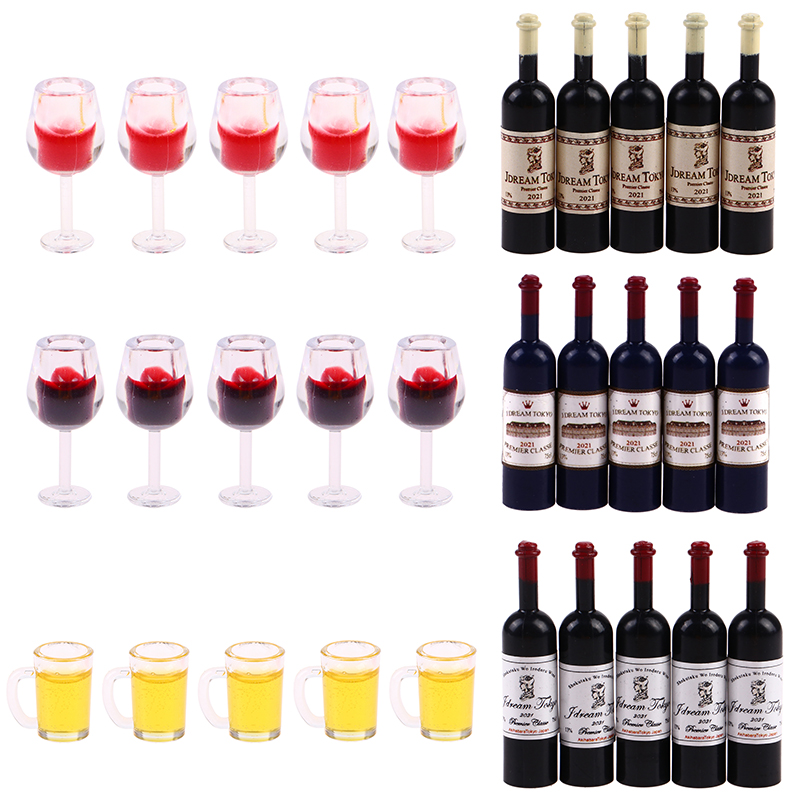 Wine Y Beer - 【F】새로운 패션 고품질 5Pcs 1:12 인형