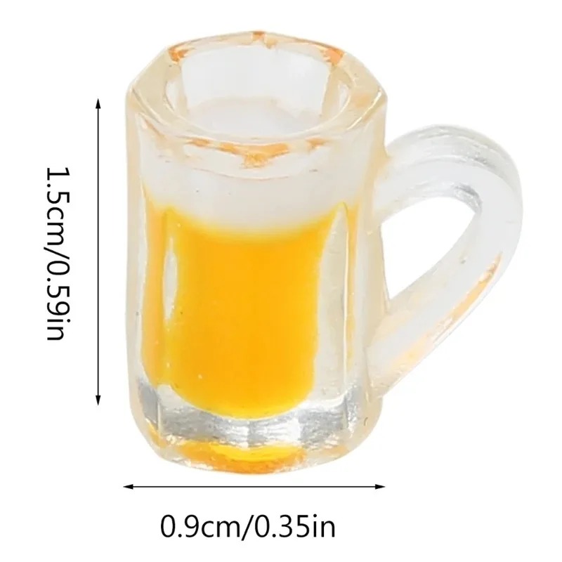 10Pcs 수지 시뮬레이션 와인 맥주 컵 미니어처 머그 - Wine Beer Garden 리뷰 및 가격