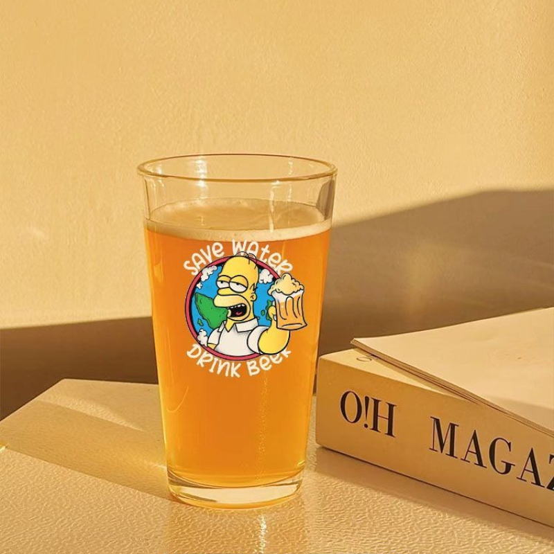 새로운 심슨 가족 크리에이티브 맞춤형 맥주잔 고급스러운 - Wine Y Beer 리뷰 및 가격