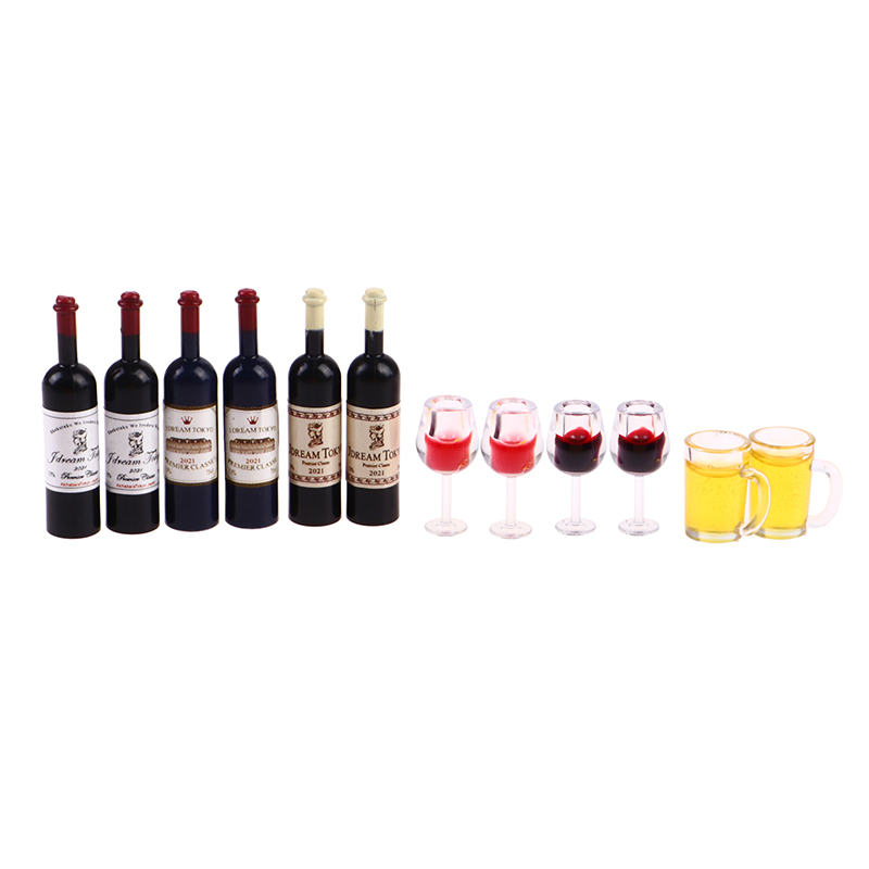SF1pc 수지 새로운 패션 고품질 5Pcs 1:12  - Wine Y Beer 리뷰 및 가격
