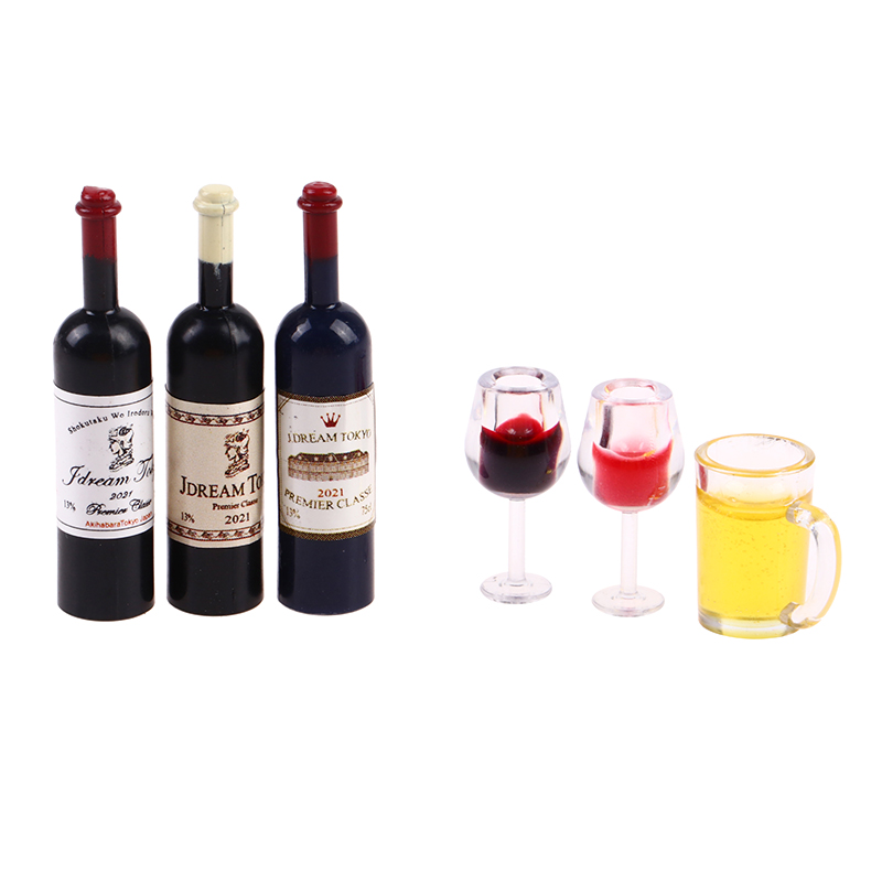 5Pcs 1:12 인형 집 미니어처 와인 컵 맥주 머그 - Wine Y Beer 리뷰 및 가격
