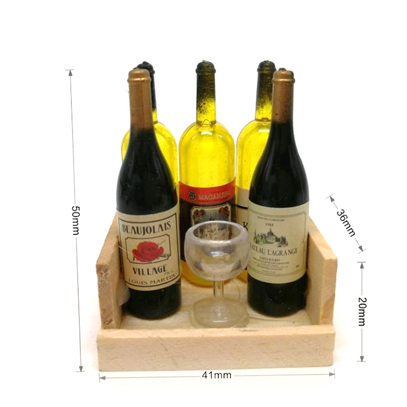 【BS】1세트 미니어처 맥주 와인병 자석이 있는 잔과  - Wine Y Beer 리뷰 및 가격
