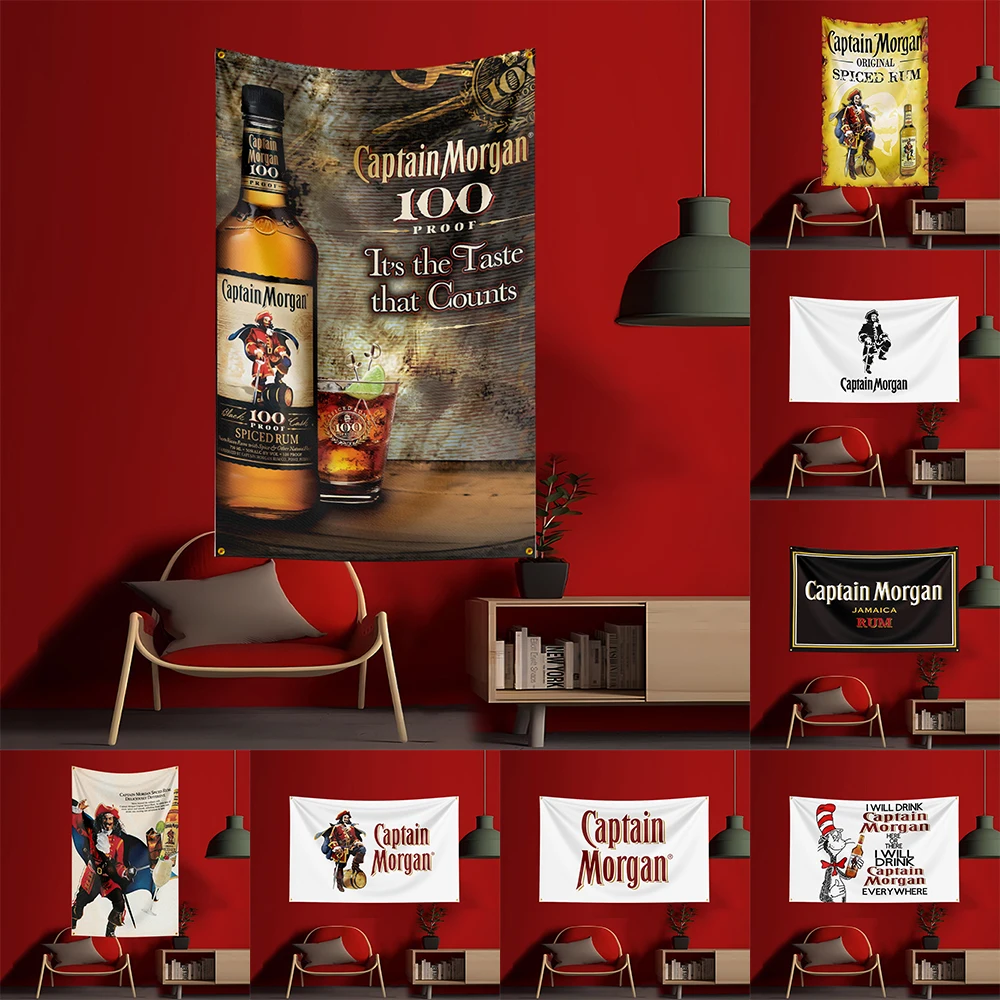 90X150CM C-Captain Morgans 럼 플 - Wine Beer Garden 리뷰 및 가격