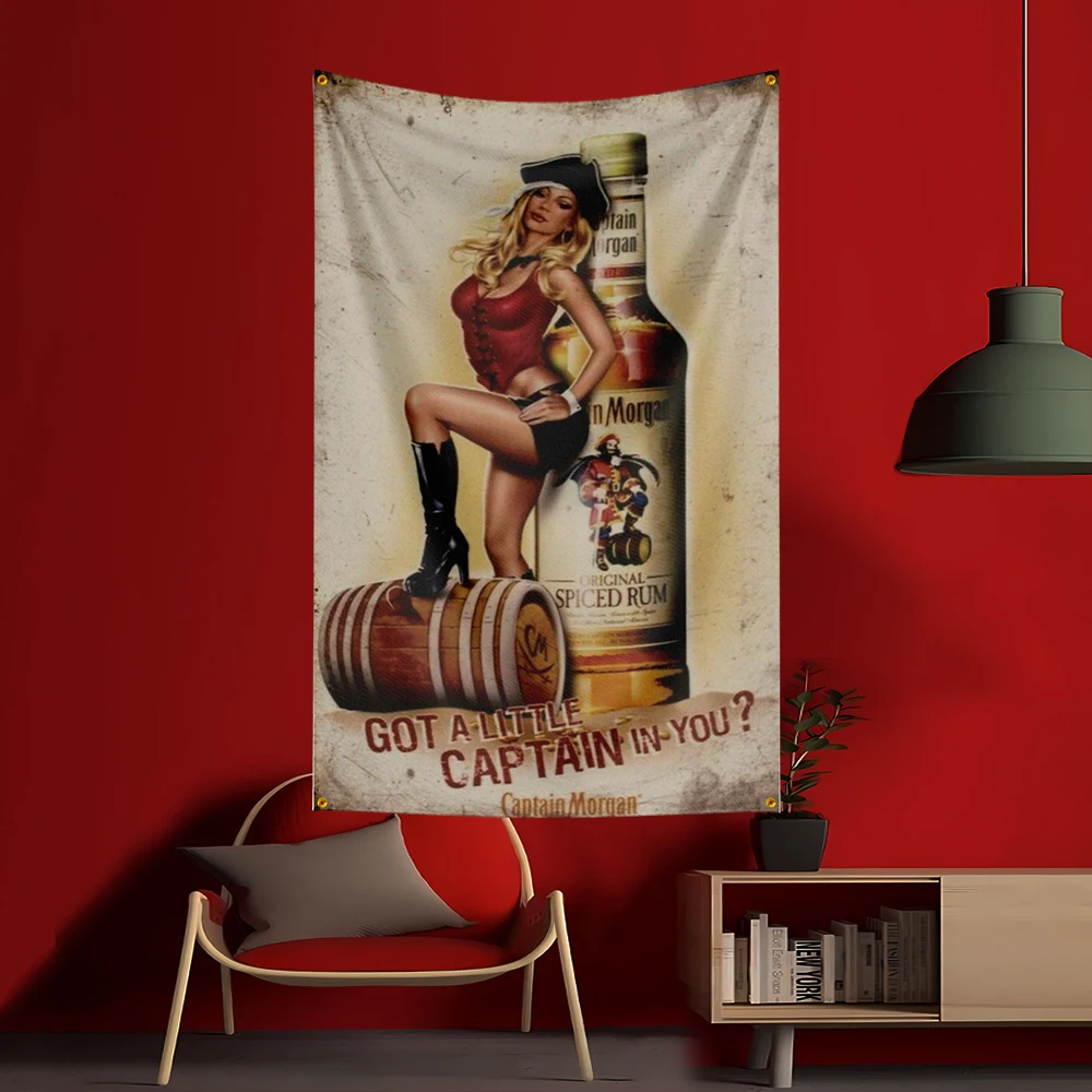 90X150CM C-Captain Morgans 럼 플 - Wine Beer Garden 리뷰 및 가격